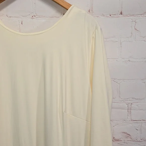 GooGoo Bar III Ruffled Two Tiered Mini Dress Sugar Cream Womens Size 2x NWT - Picture 7 of 16